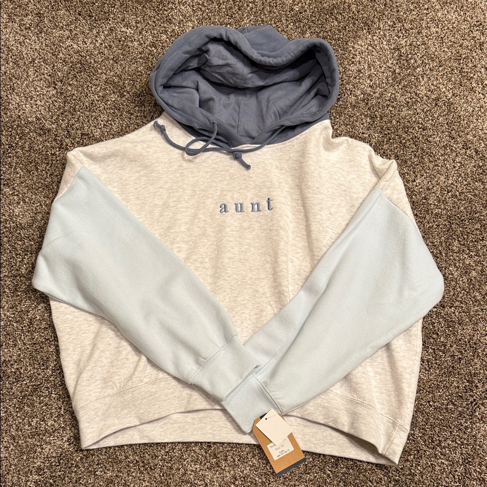MV Sport Light Embroidered Color Block Hoodie